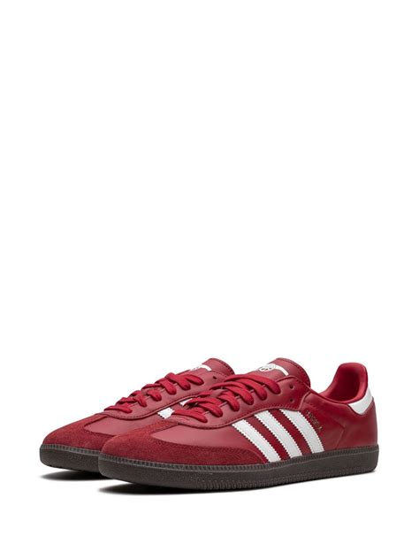 adidas schoenen zwart rood heren|adidas samba schoenen.